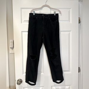 Rewash Black Ripped Jeans
